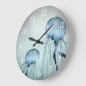 Jellyfish Dance Große Wanduhr (Winkel)