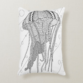 Jellyfish Erwachsenenfarbkissen Zierkissen