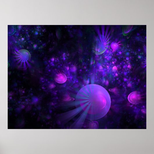"Jellyfish Fields Forever" Poster (Vorne)