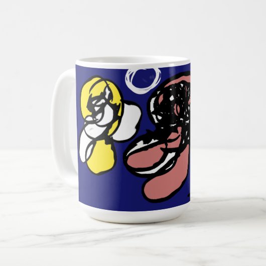 Jellyfish fit kaffeetasse (Vorderseite Links)