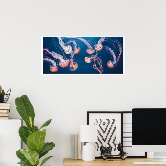 Jellyfish Jam von Paul Jackson, aws, nws Poster (Heimbüro)