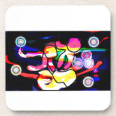 Jellyfish Jazz Getränkeuntersetzer (Vorderseite)