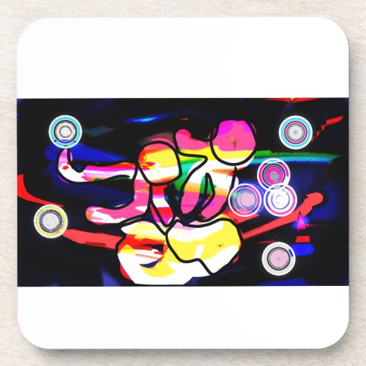 Jellyfish Jazz Getränkeuntersetzer (Vorderseite)