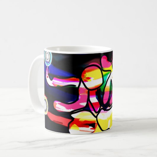 Jellyfish Jazz Kaffeetasse (Vorderseite Links)