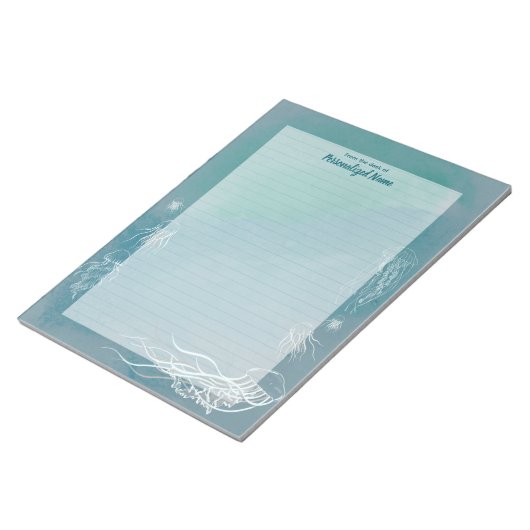 Jellyfish Jive Lined Notizblock (angewinkelt)