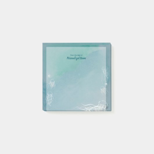 Jellyfish Jive Post-it Klebezettel (Vorderseite)