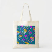 Jellyfish Muster Tote Tasche (Vorne)