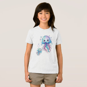 Jellyfish Niedlich Kawaii Tri-Blend Shirt