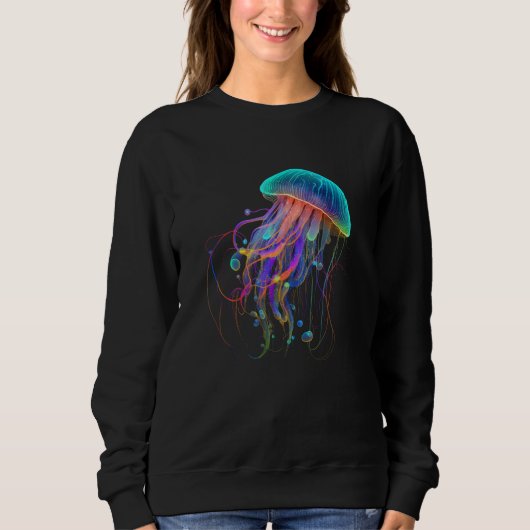 Jellyfish Ocean Animal Scuba Diving Jelly Fish 2 Sweatshirt (Vorderseite)