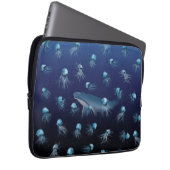 JELLYFISH Pattern Laptopschutzhülle (Vorne Rechts)