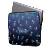 JELLYFISH Pattern Laptopschutzhülle (Vorderseite Links)