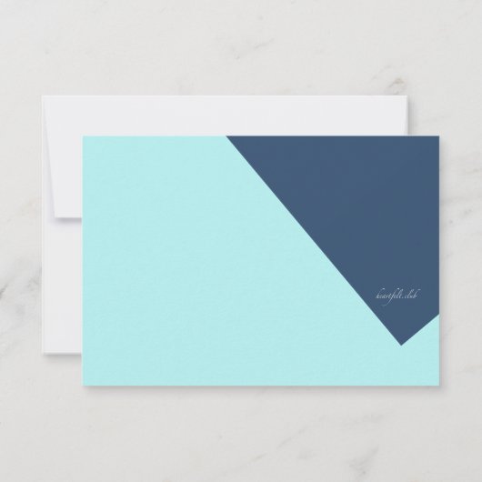 Jellyfish RSVP Cards (Rückseite)