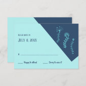 Jellyfish RSVP Cards (Vorne/Hinten)