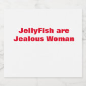 JellyFish Schaumweinetikett (Einzelnes Label)