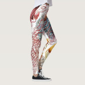 Jellyfish (Scheibenquallen) von Ernst Haeckel  Leggings (Rechts)