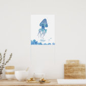 Jellyfish Serenity anpassbar Poster (Küche)