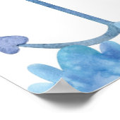 Jellyfish Serenity anpassbar Poster (Ecke)