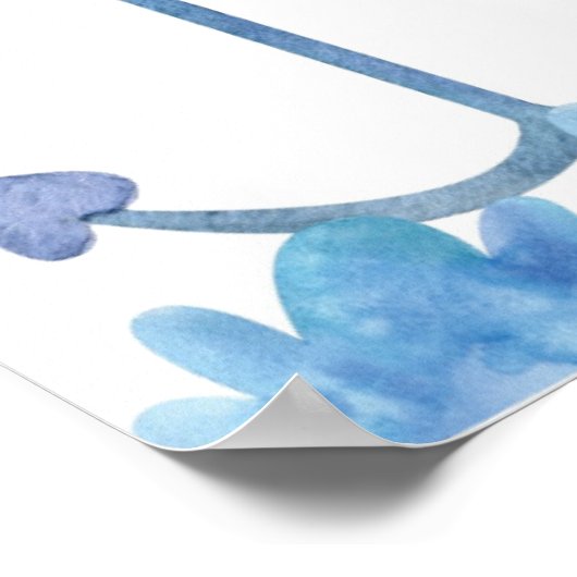 Jellyfish Serenity anpassbar Poster (Ecke)