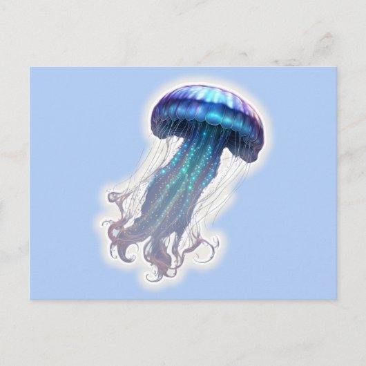 Jellyfish Sparkle Postkarte (Vorderseite)