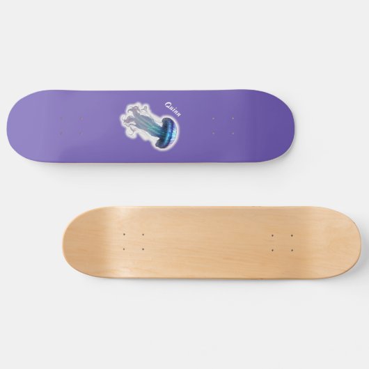 Jellyfish Sparkle Skateboard (Horizontal)