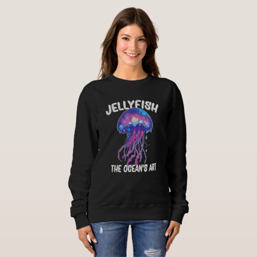 Jellyfish The Oceans Art_2 Sweatshirt (Vorne ganz)