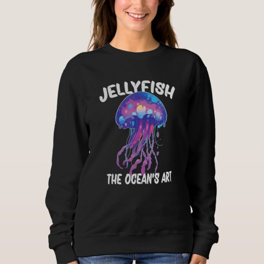 Jellyfish The Oceans Art_2 Sweatshirt (Vorderseite)