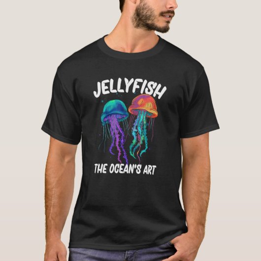 Jellyfish The Ocean's Art_3 T-Shirt (Vorderseite)