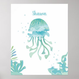 Jellyfish Tidal Comfort individuell einstellbar Poster