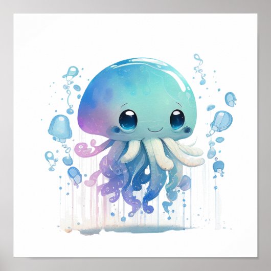 Jellyfish Wall Art Poster (Vorne)
