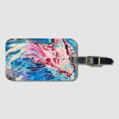Jellyfish watercolor ocean art gepäckanhänger (Vorderseite (Horizontal))