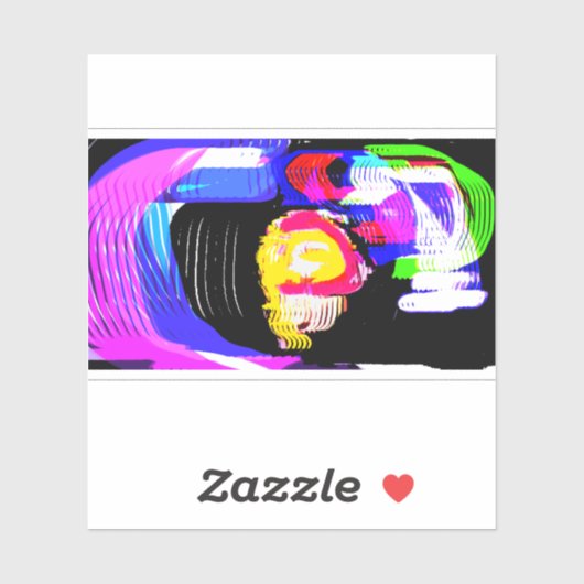 Jellyfish wave fun aufkleber (Blatt)