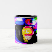 Jellyfish wave fun zweifarbige tasse (Mittel)