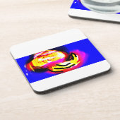 jellyfish wave getränkeuntersetzer (Linke Seite)