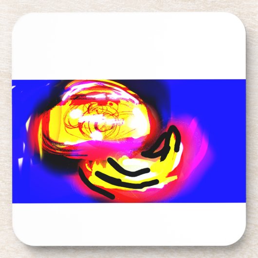 jellyfish wave getränkeuntersetzer (Vorderseite)