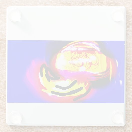 jellyfish wave  glasuntersetzer (Rückseite)