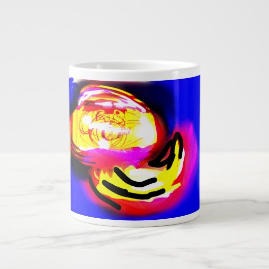 jellyfish wave  Jumbo-Tasse (Vorderseite)
