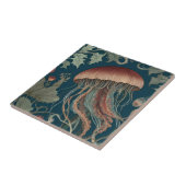 Jellyfish William Morris Stil Sea Ocean Marine Fliese (Seite)