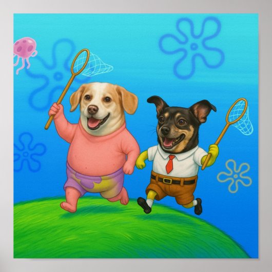 "Jellyfishing" Poster (Vorne)