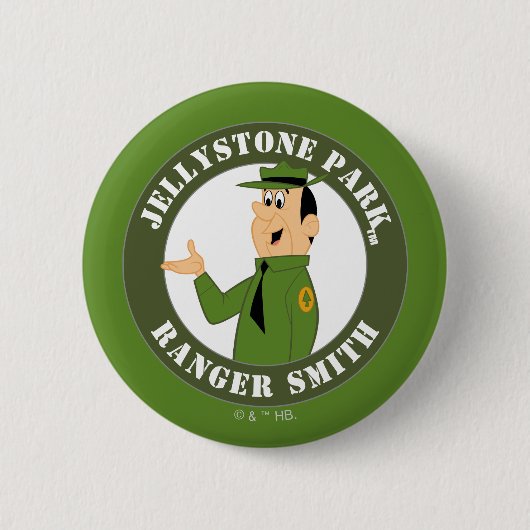 Jellystone's Ranger Smith Portrait Button (Vorderseite)
