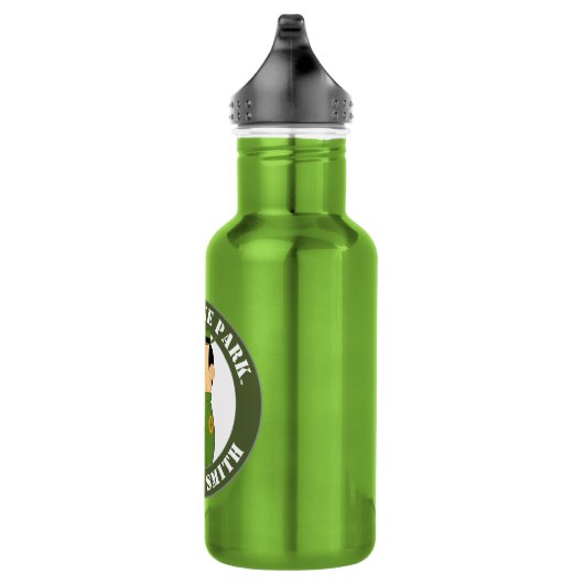 Jellystone's Ranger Smith Portrait Edelstahlflasche (Rechts)