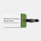 Jellystone's Ranger Smith Portrait Gepäckanhänger (Rückseite horizontal)