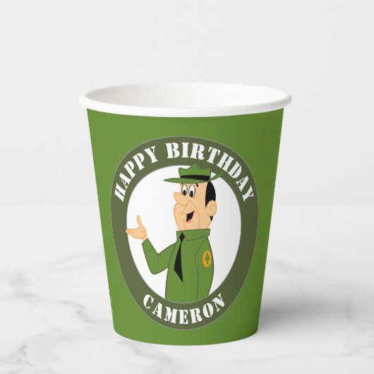 Jellystone's Ranger Smith Portrait Pappbecher (Vorderseite)