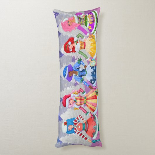 Jem and the Holograms Christmas Body Pillow Seitenschläferkissen (Rückseite (Vertikal))