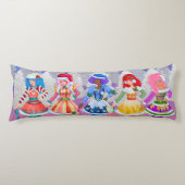 Jem and the Holograms Christmas Body Pillow Seitenschläferkissen (Vorderseite)