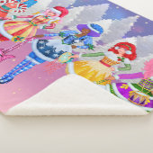 Jem and the Holograms Christmas Sherpa blanket Sherpadecke (3/4)