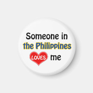 Jemand auf den Philippinen Liebe mir Magnet