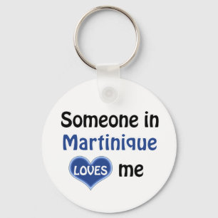 Jemand auf Martinique Liebe mir Schlüsselanhänger
