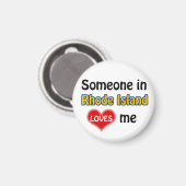 Jemand auf Rhode Island Lieben mir Magnet (Vorderseite/Rückseite)