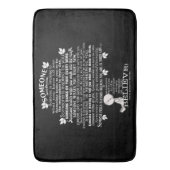 JEMAND Baum Badematte (Vorderseite Vertikal)