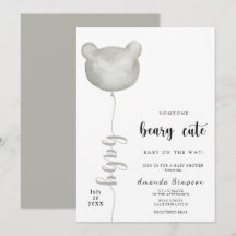 Jemand Beary Niedlich ist auf der Way Baby Dusche